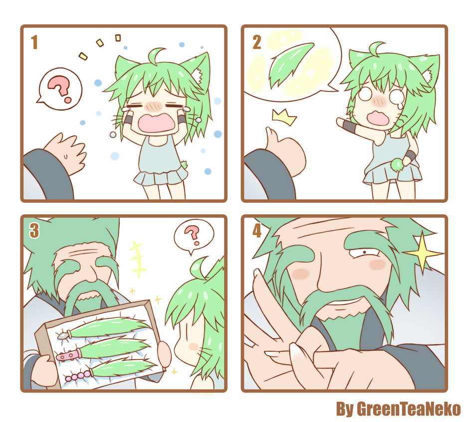[P站ID=2684153][GreenTeaNeko]绿茶猫四格漫画小合集