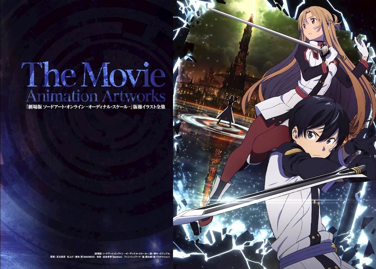 Sword Art Online The Movie Ordinal Scale Animation Artworks Book